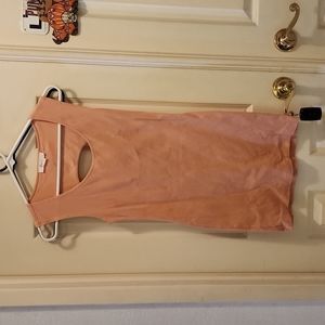 Pink forever 21 back cutout dress